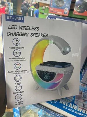 LED Wireless Charging Speaker