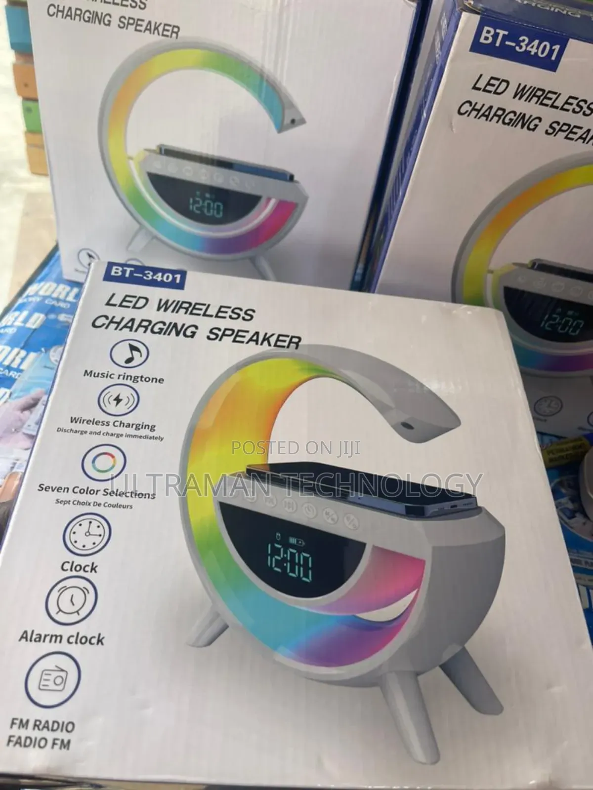 LED Wireless Charging Speaker