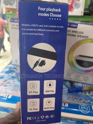 LED Wireless Charging Speaker