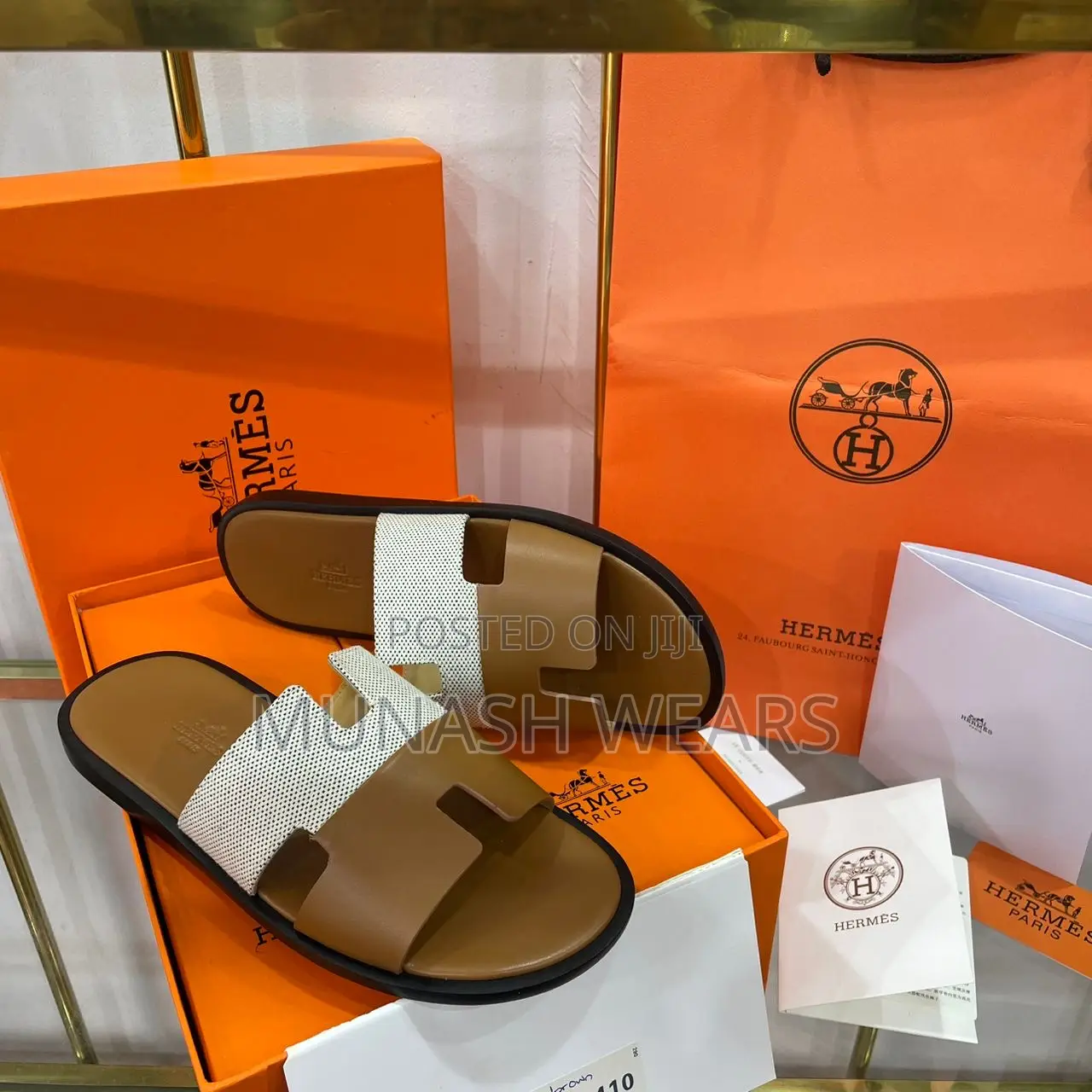 Italian Hermes Slipers