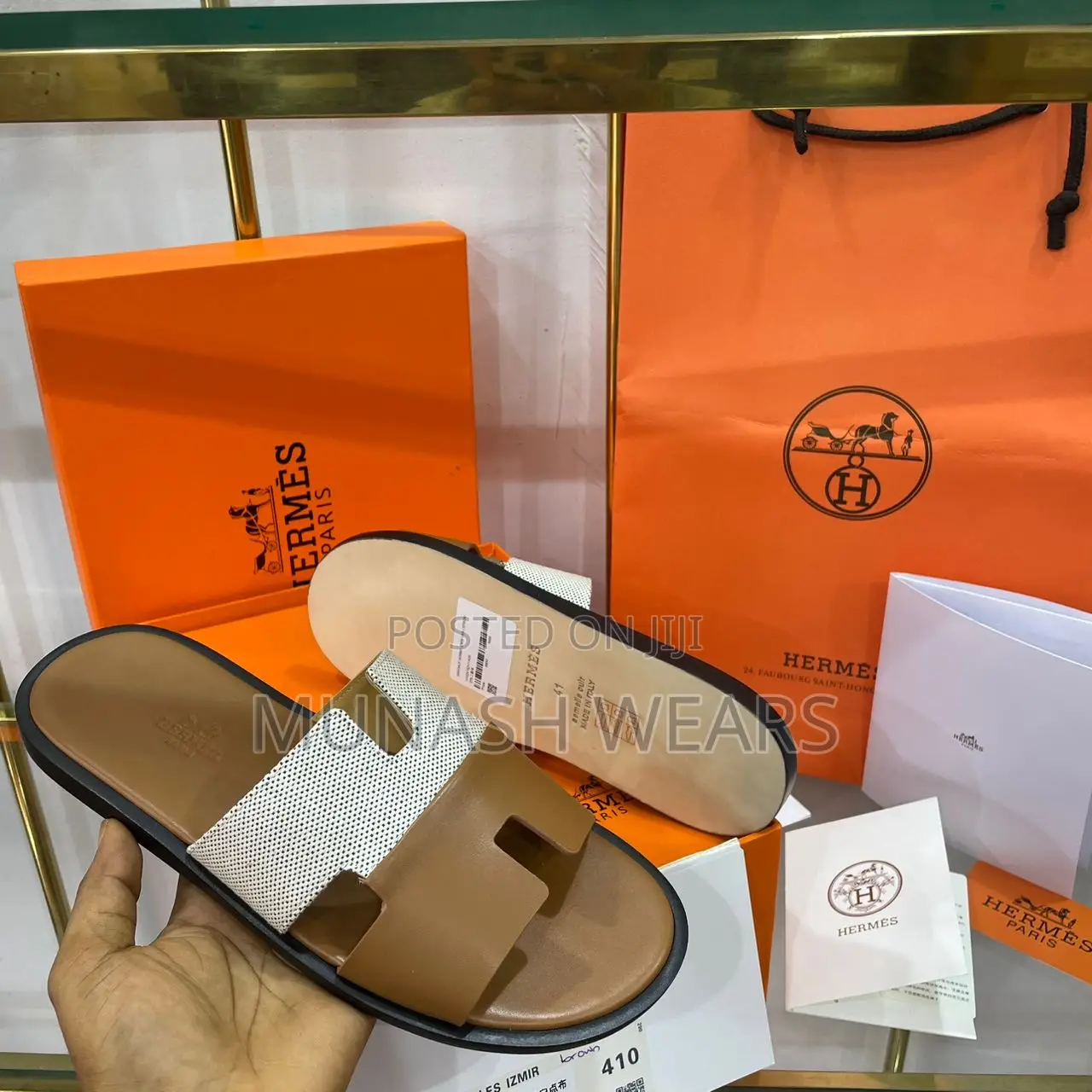 Italian Hermes Slipers