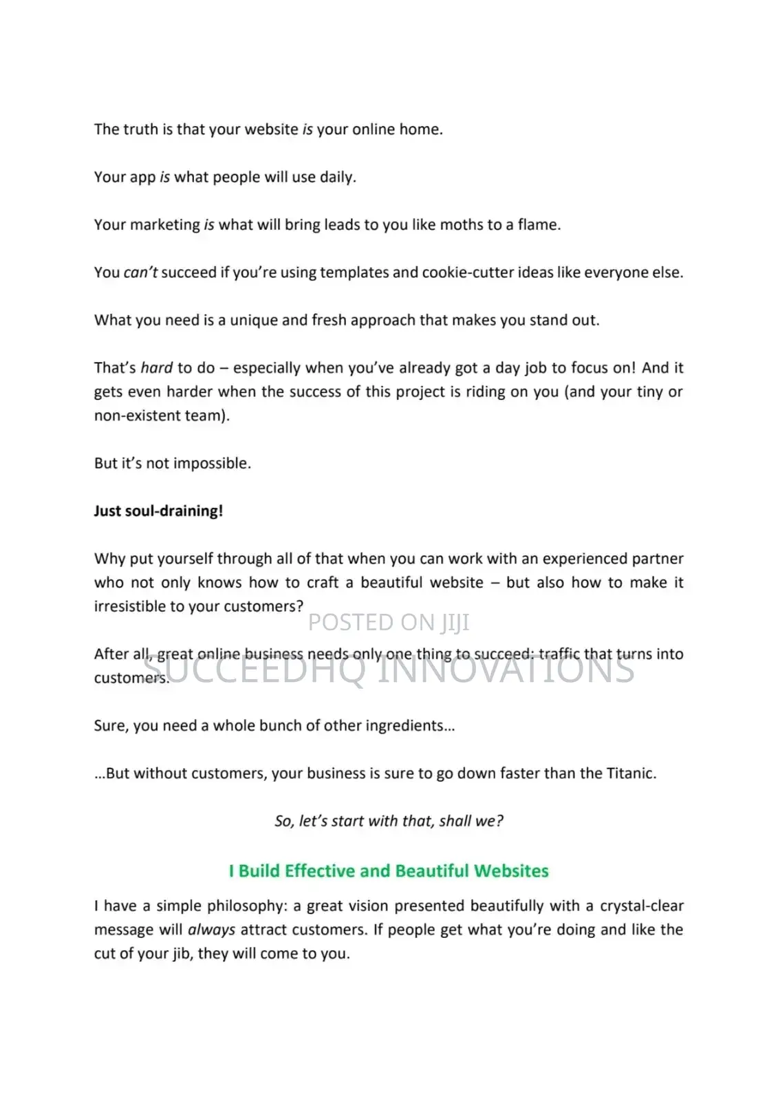 Content Writer / Copywriter Expert