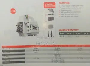 Electric High Pressure Washer