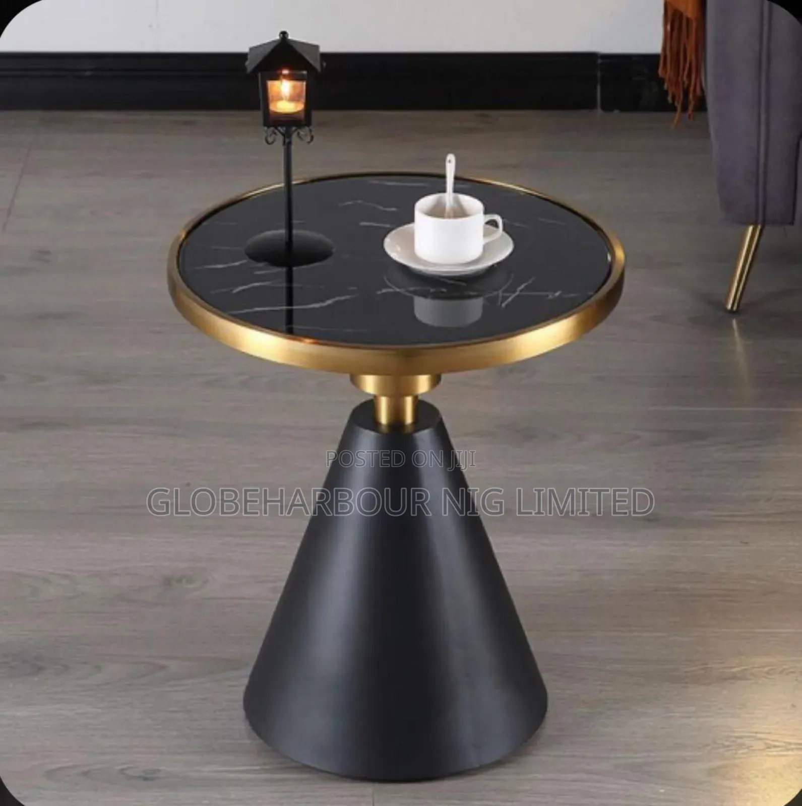 Luxury Mable Top High-Quality Side Stool