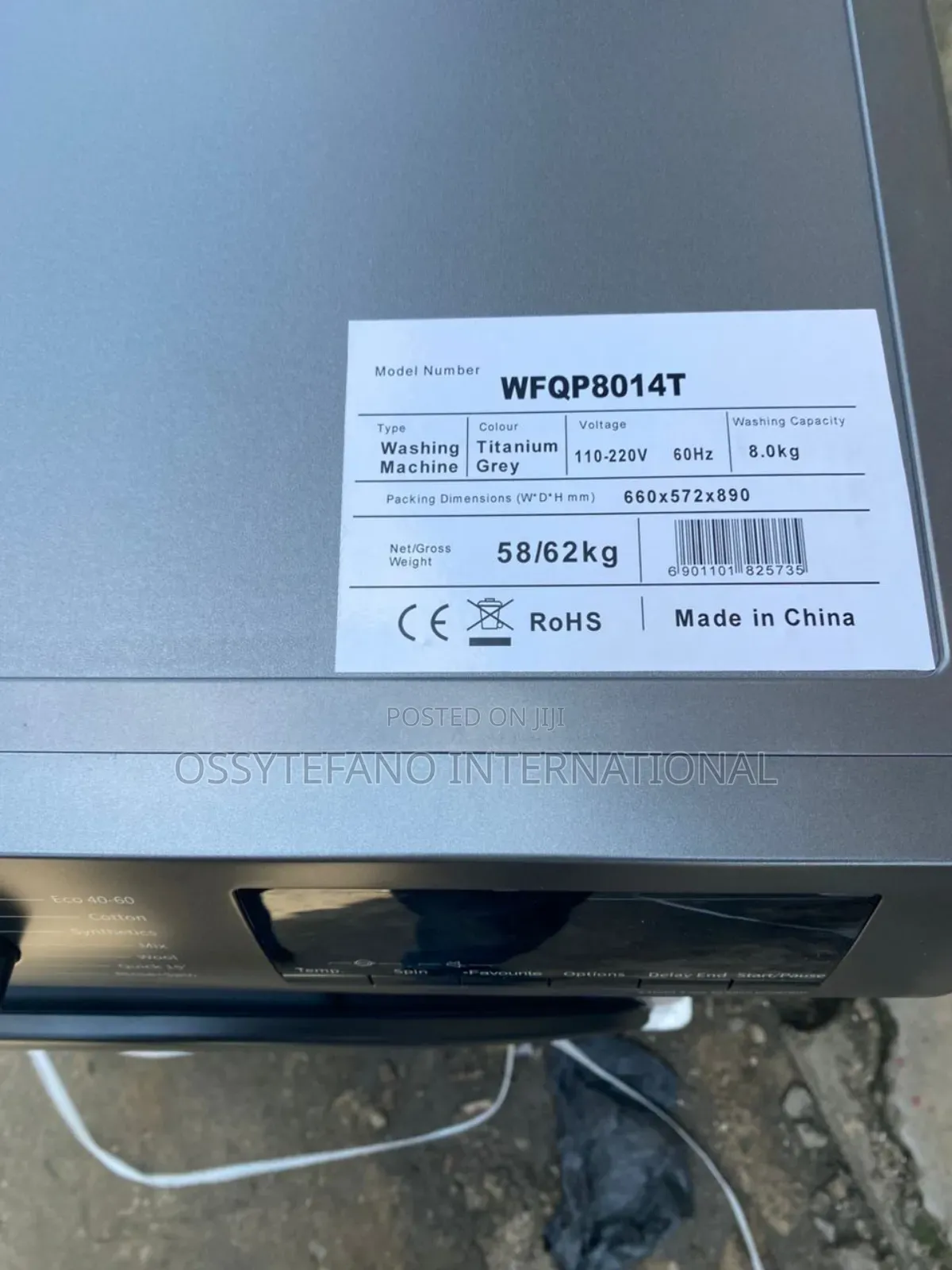 Hisense Washing Machine 8kg Automatic