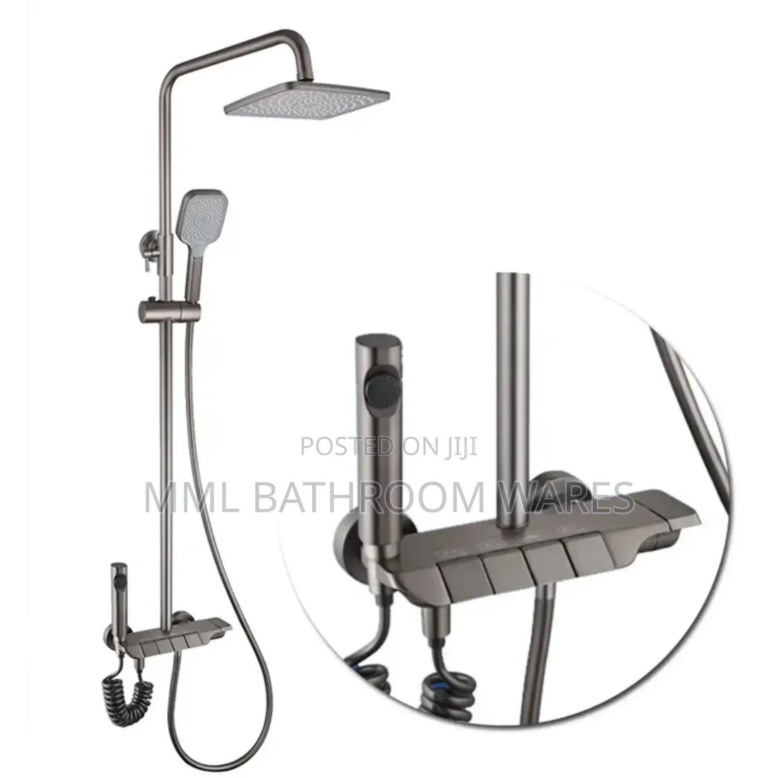 Shower Mixers With Button Control