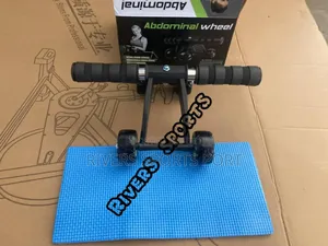 4 Wheel Abdominal Power Roller Wheel WITH KNEE PAD