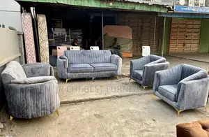 Unique Well Crafted Upholstery Fabric Sofa Chairs Seaters