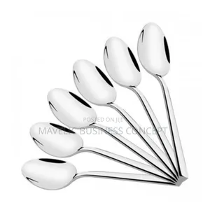 Golden and Sliver Eating Spoon and Fork