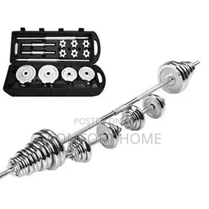 50kg Adjustable Dumbbells and Barbell