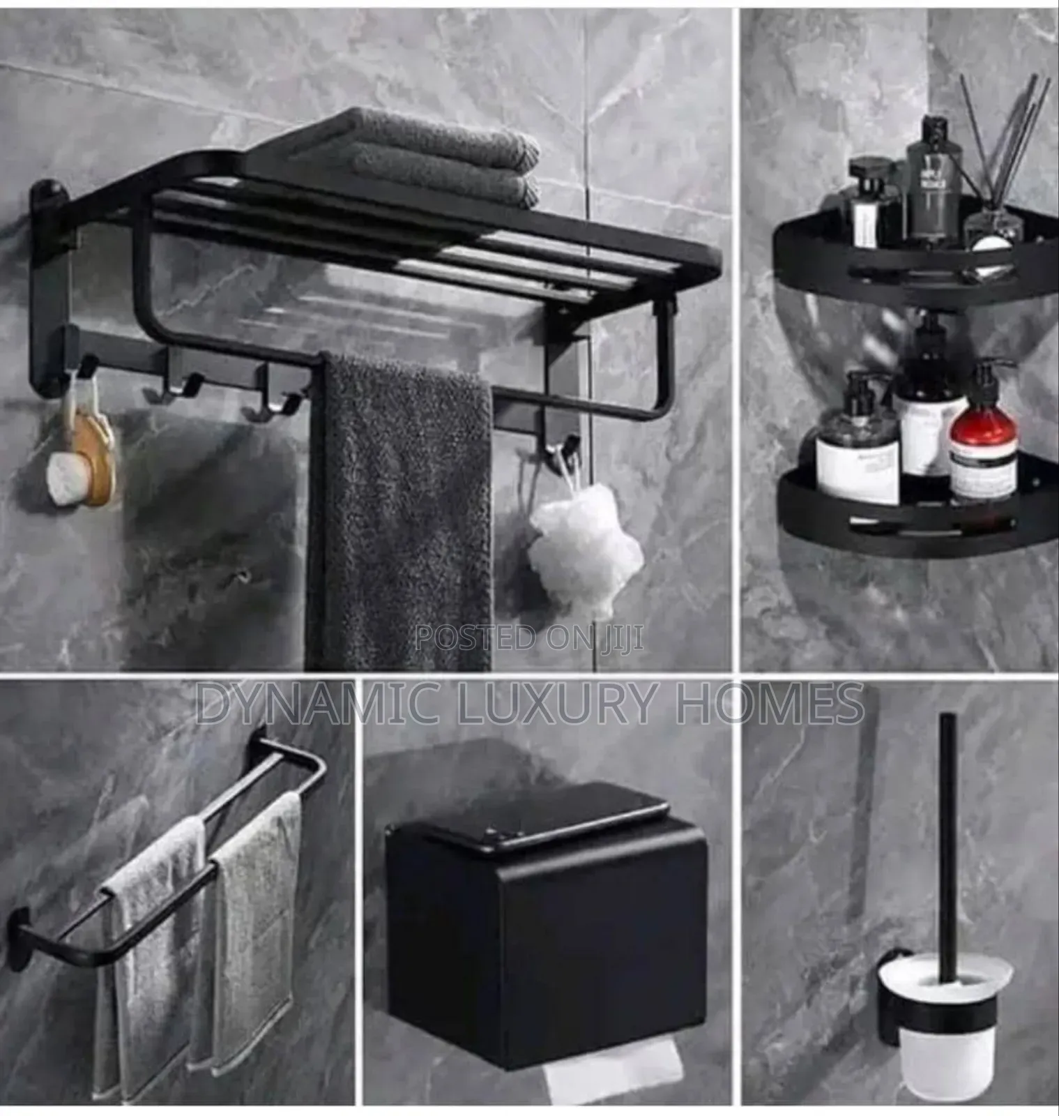 Complete Set Black Accessories