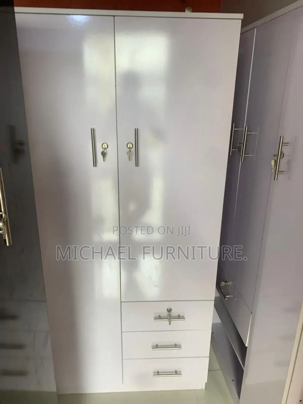 Experience Luxury With This Premium Solid 3 by 6 Wardrobe