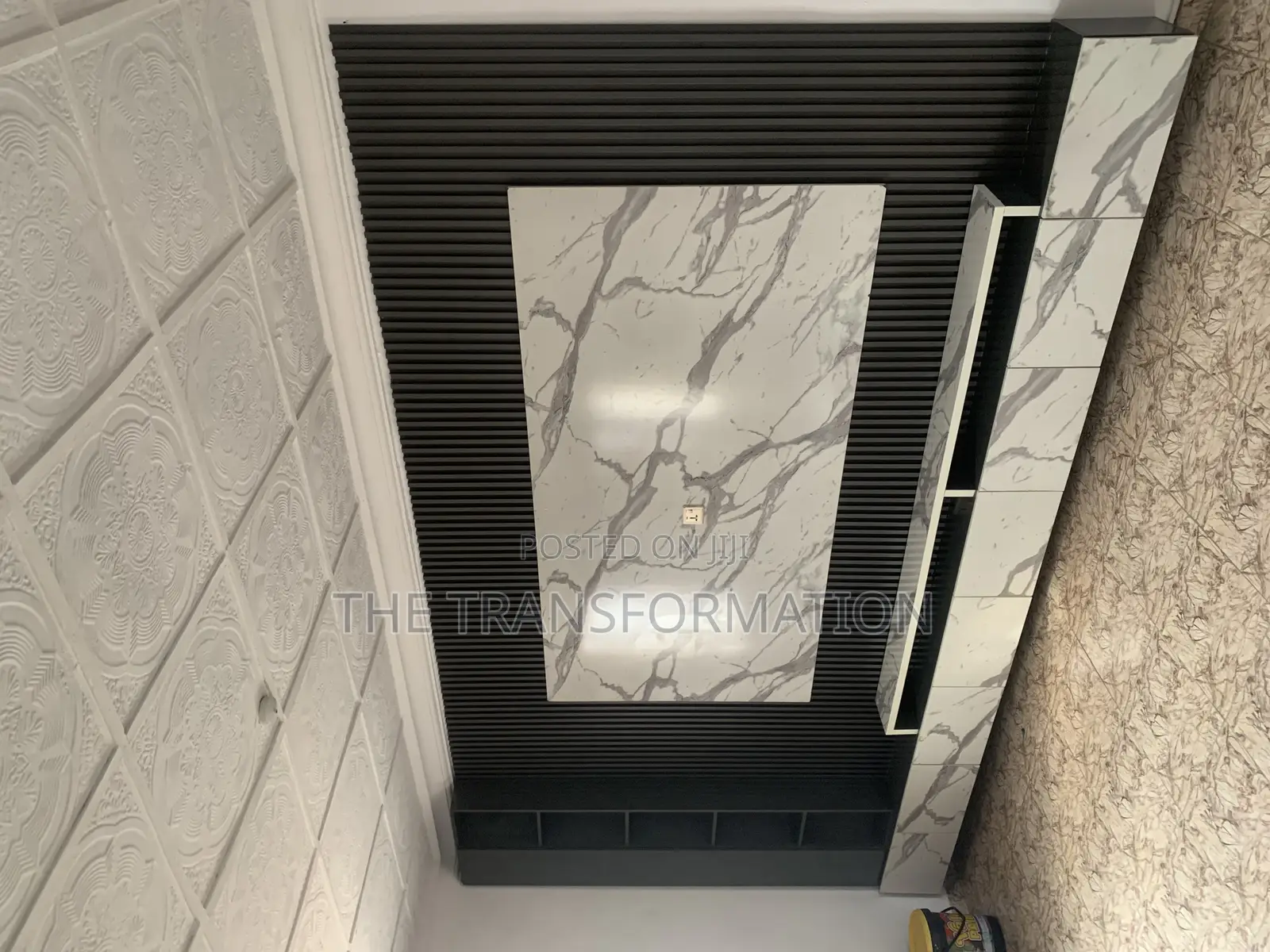 Fluted Panels Tv Console