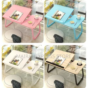 Laptop Desk for Bed With Cup Holder, Angle Adjustable