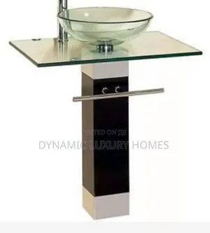 Luxury Glass Standing Wash Hand Basin