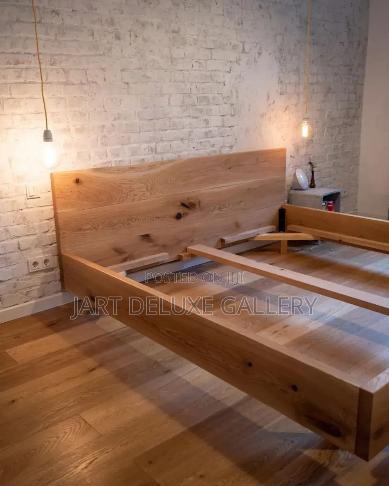 Stylish Natural Timber Bed Frame