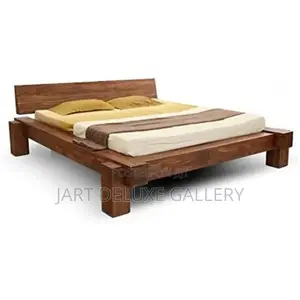 Stylish Natural Timber Bed Frame