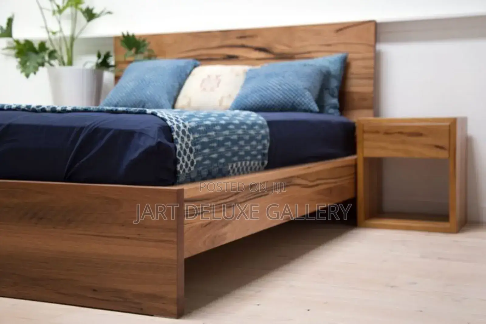 Stylish Natural Timber Bed Frame
