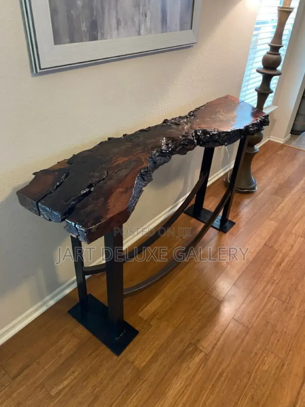 Rustic Natural Wooden Console