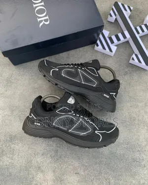 Premium Christain Dior B30 Black Sneakers