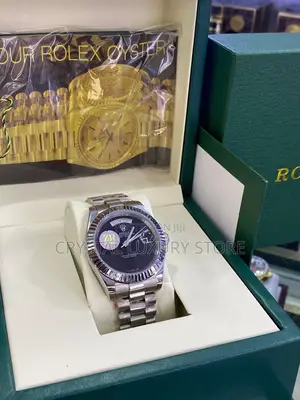 Rolex High Quality Luxury Men Chain Strap Wristwatch