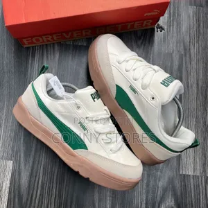 Luxury White Park Lifestyle Sneakers