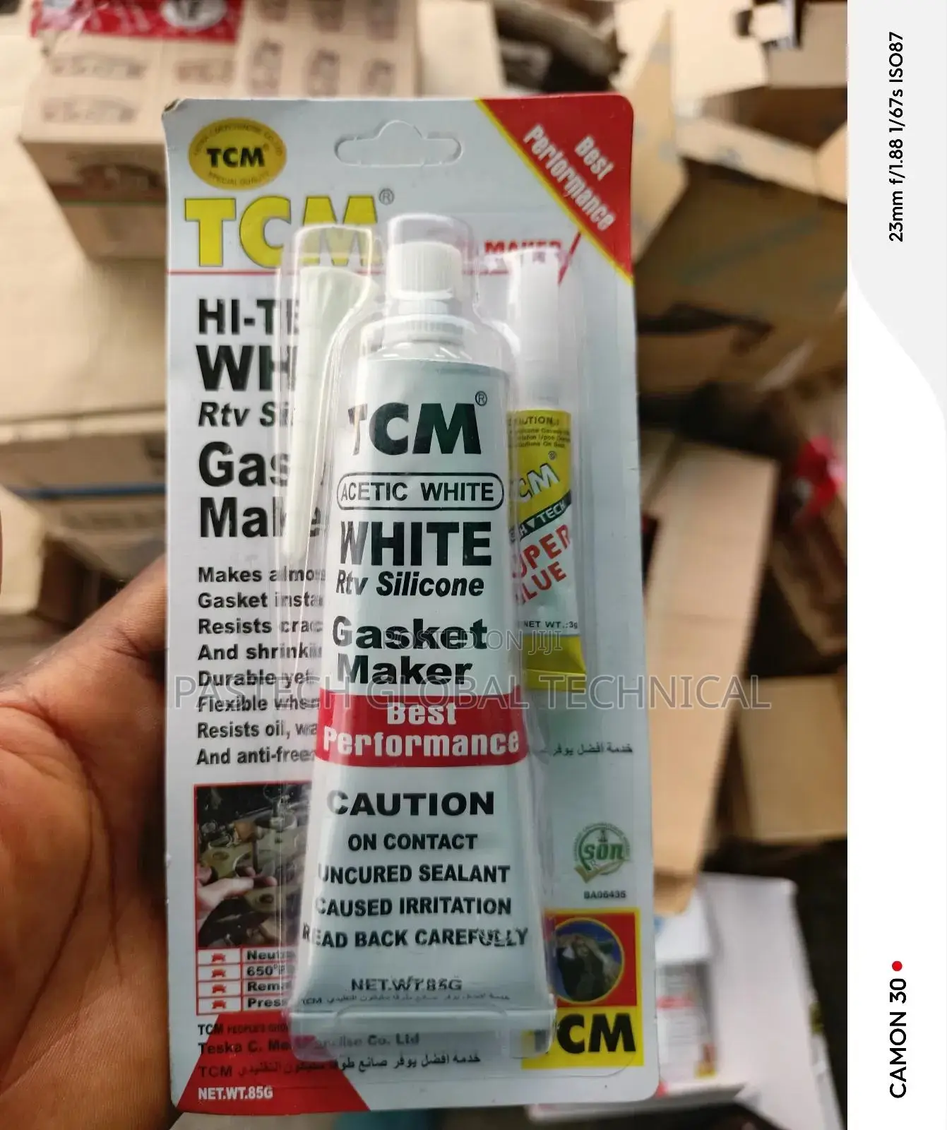 TCM White RTV Silicon Gasket Maker (85G)