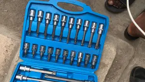 32pc Dr Hex Bit Socket Set Extra Long Short Allen Keys