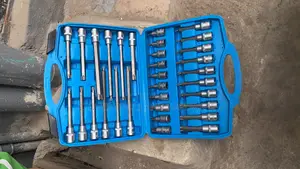 32pc Dr Hex Bit Socket Set Extra Long Short Allen Keys