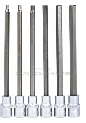 32pc Dr Hex Bit Socket Set Extra Long Short Allen Keys