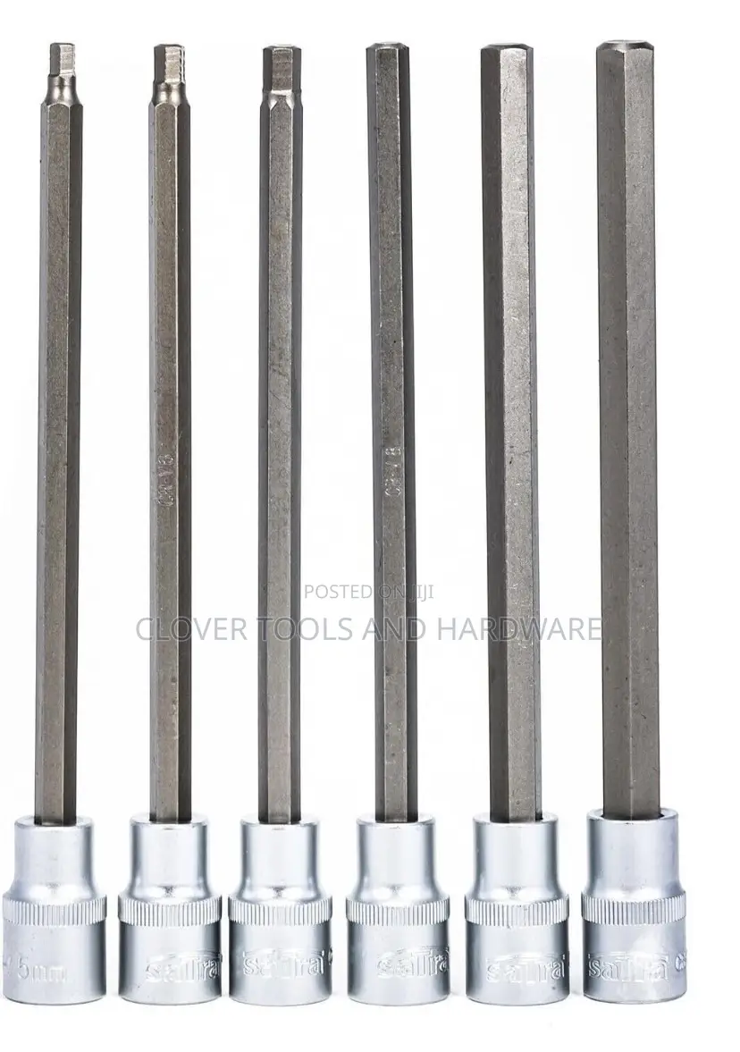 32pc Dr Hex Bit Socket Set Extra Long Short Allen Keys