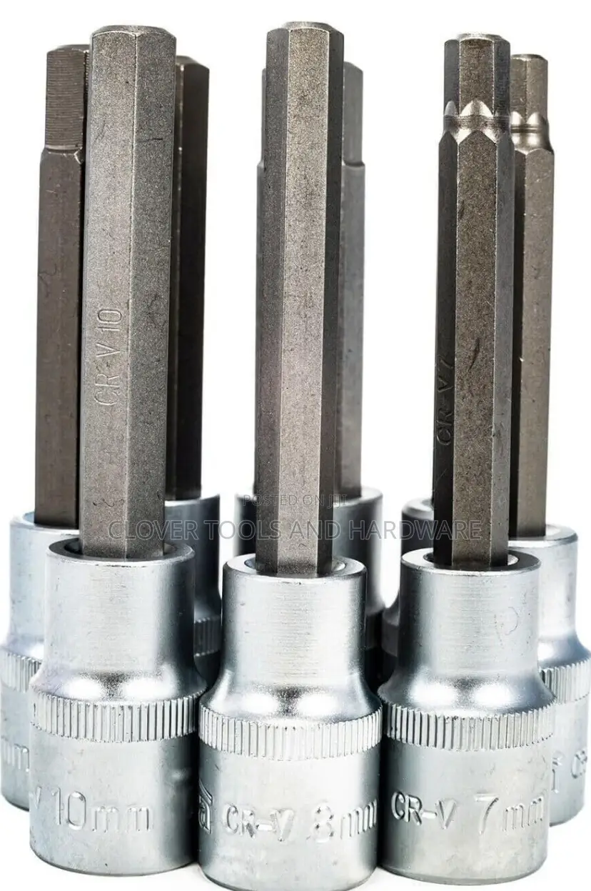32pc Dr Hex Bit Socket Set Extra Long Short Allen Keys