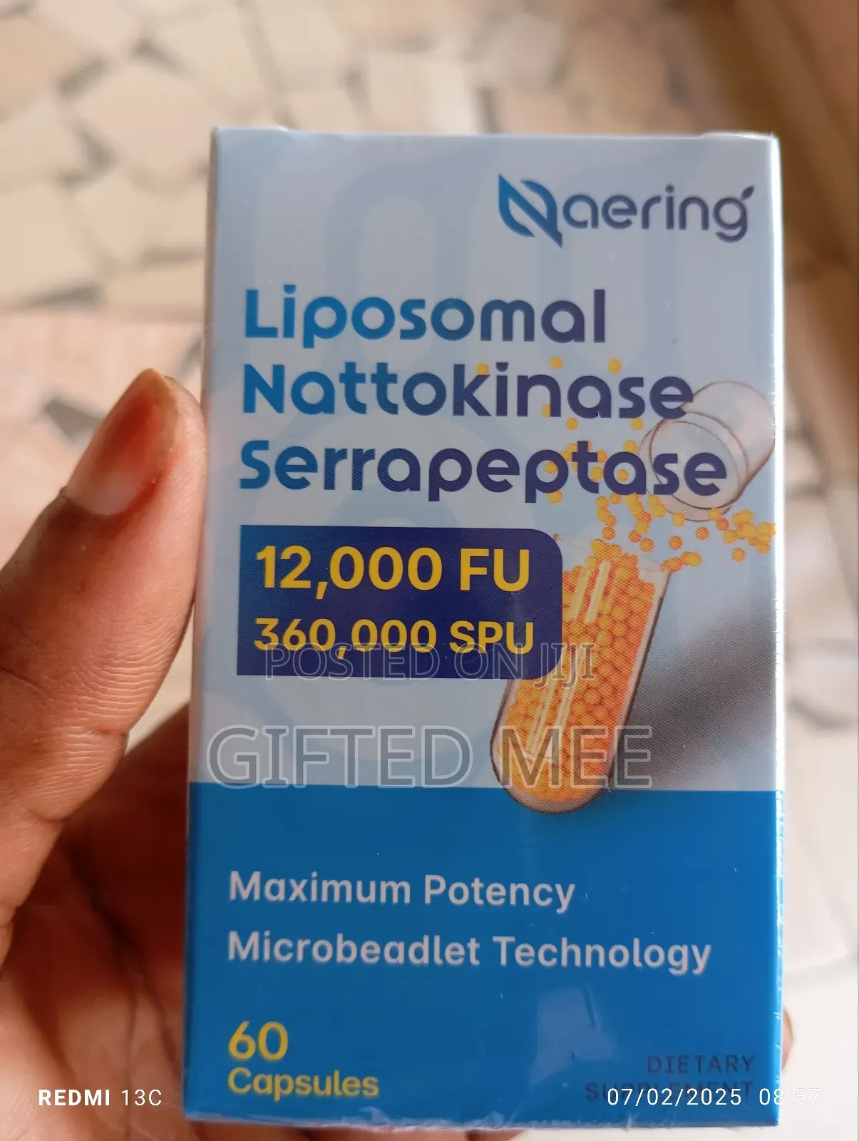 Max Potency Liposomal Serrapeptase And Nattokinase