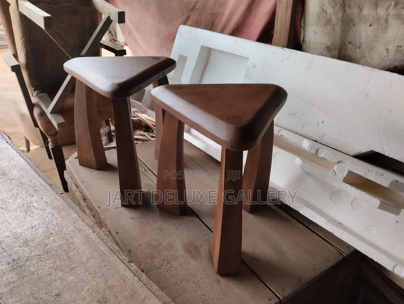 Stylish Wooden Side Stool