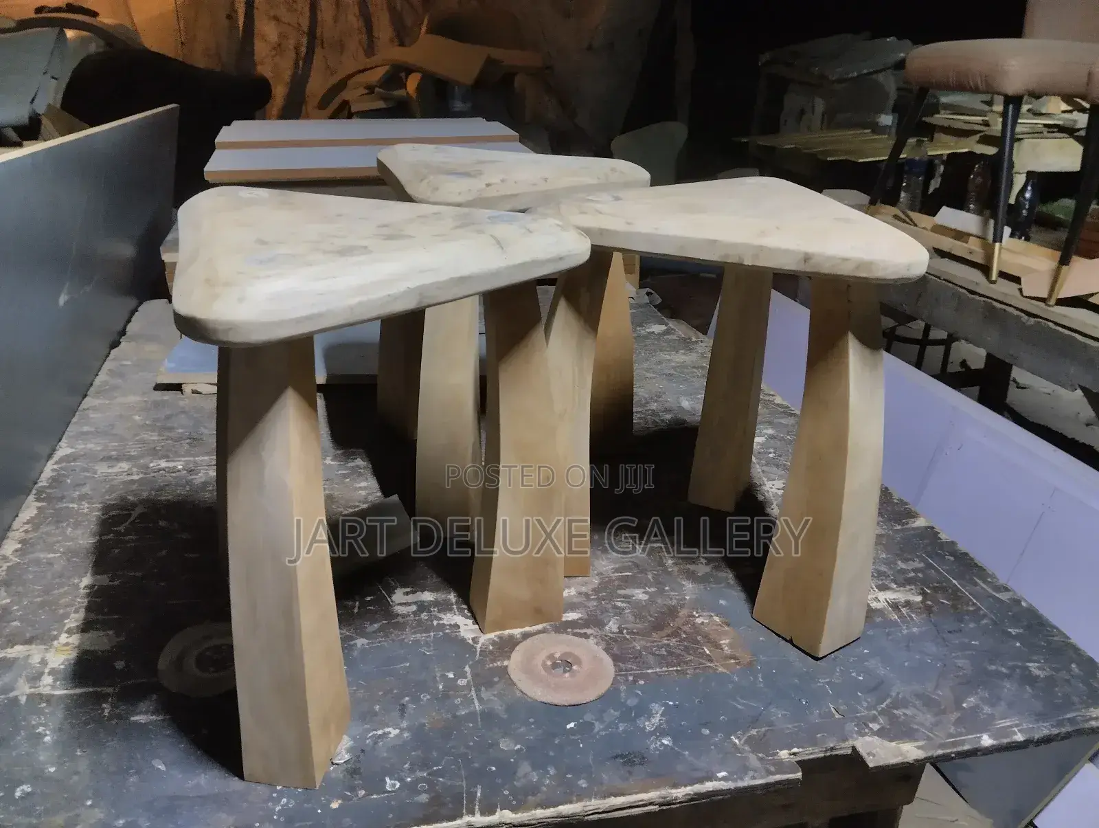 Stylish Wooden Side Stool