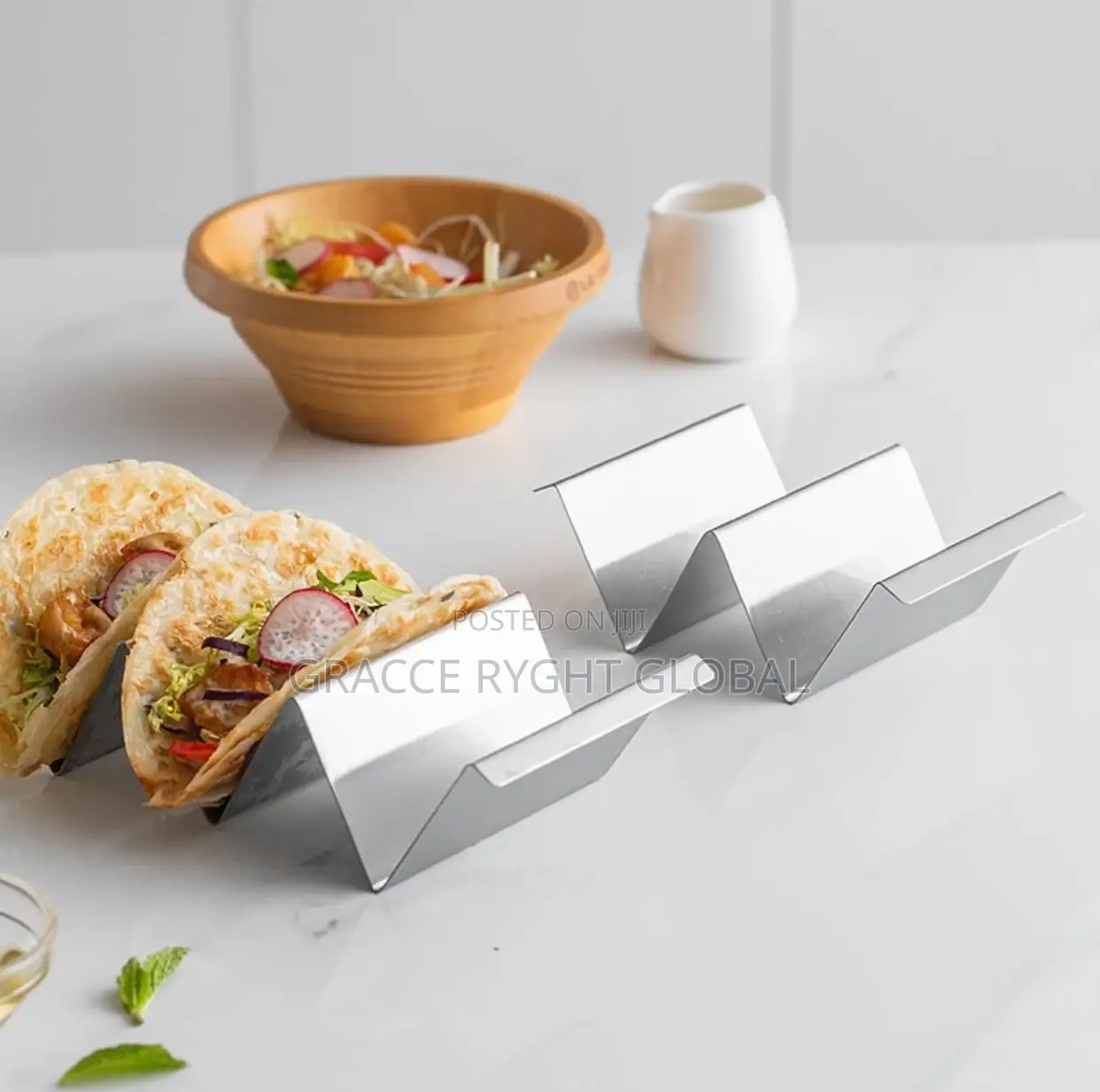Stainless Tacos Holder