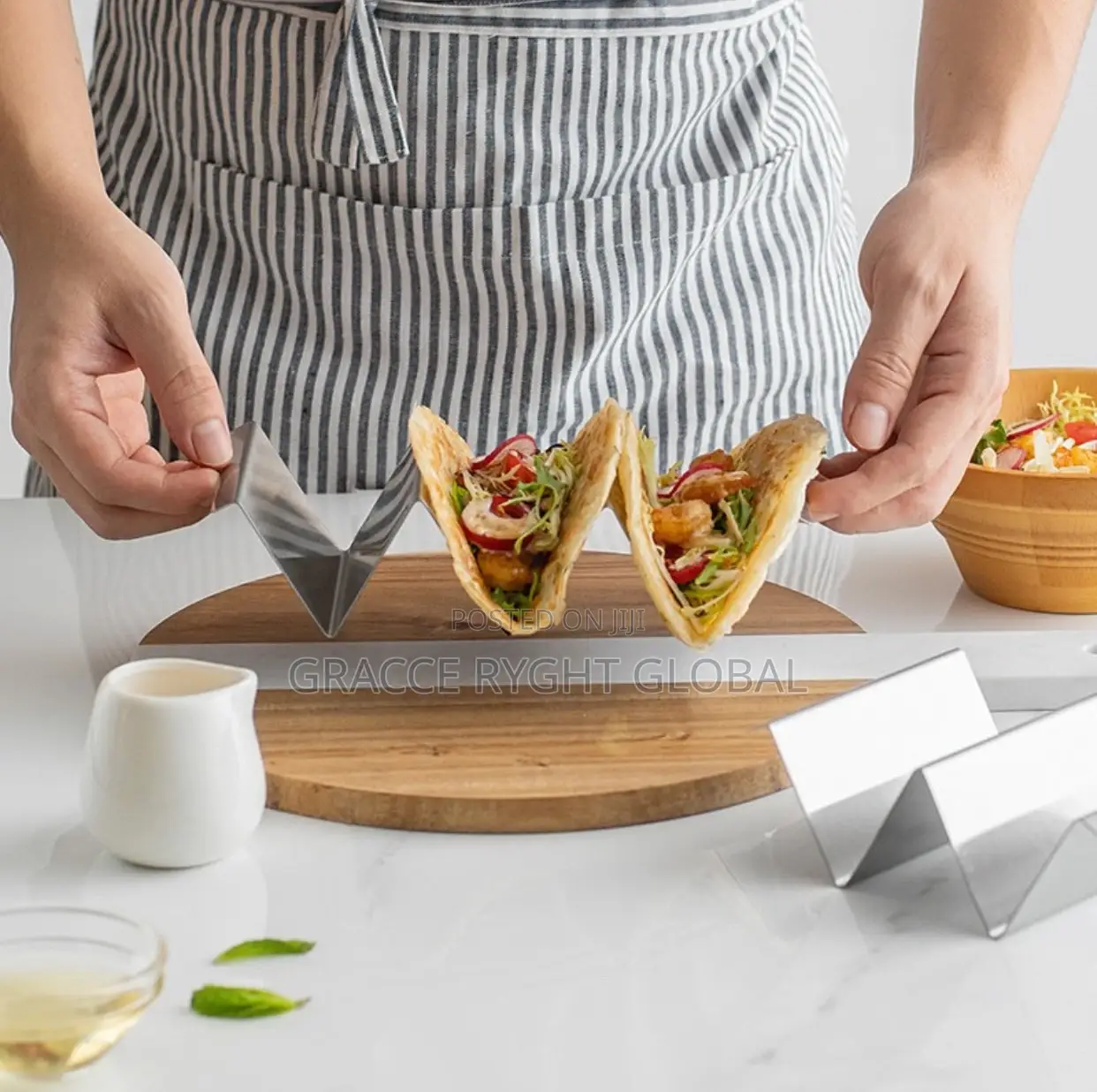 Stainless Tacos Holder