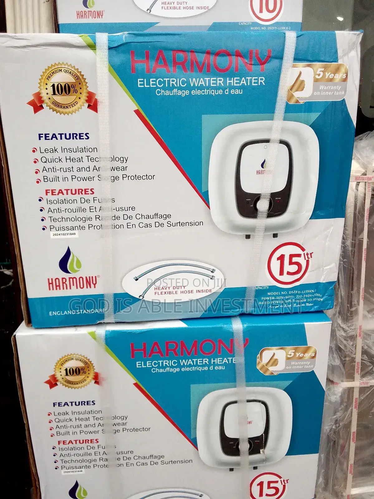 Harmony 15litres Water Heater