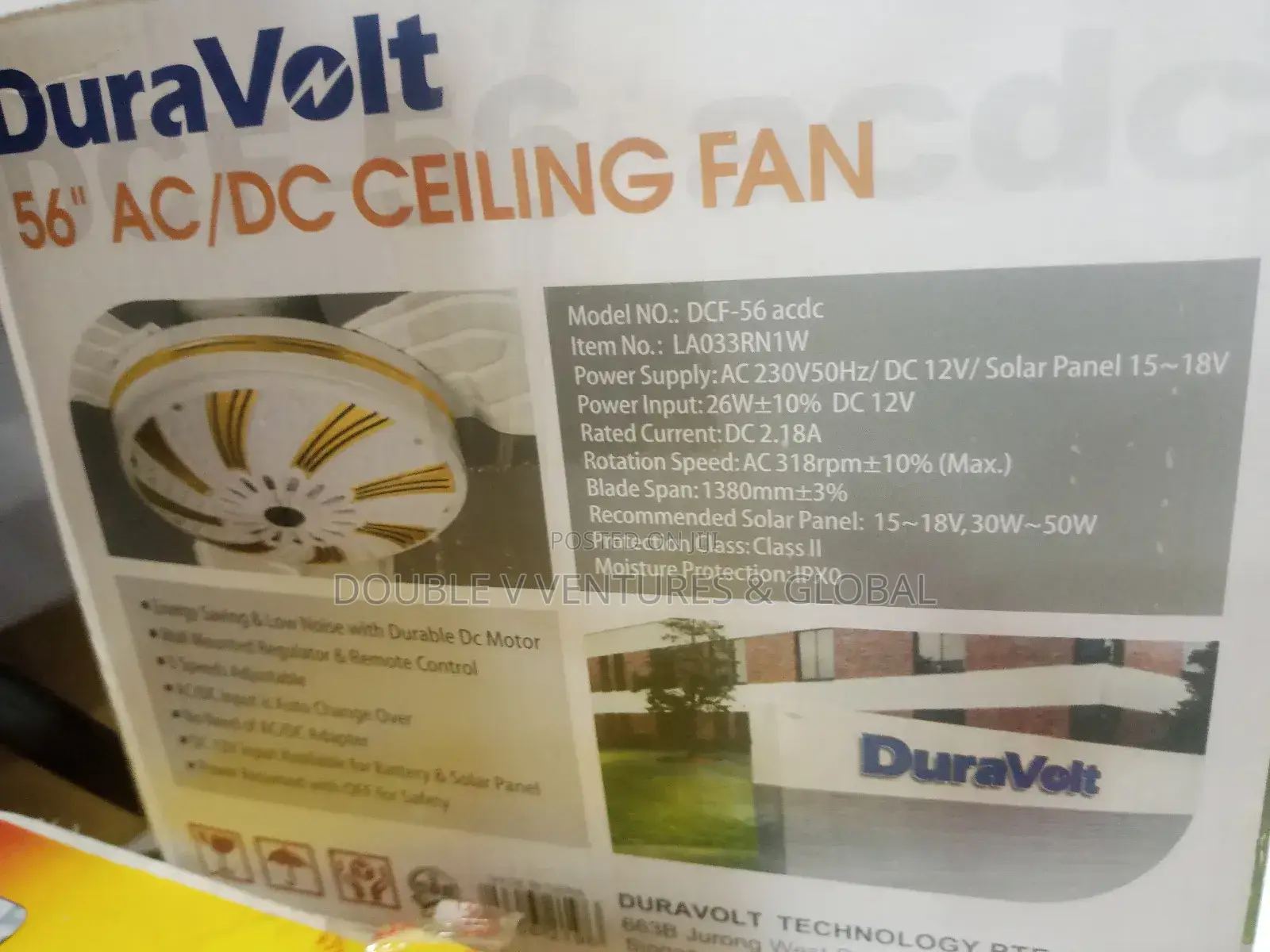 AC/DC Ceiling Fan