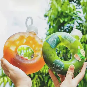 Donut Shaped Water Bottle, 350ml 10pces