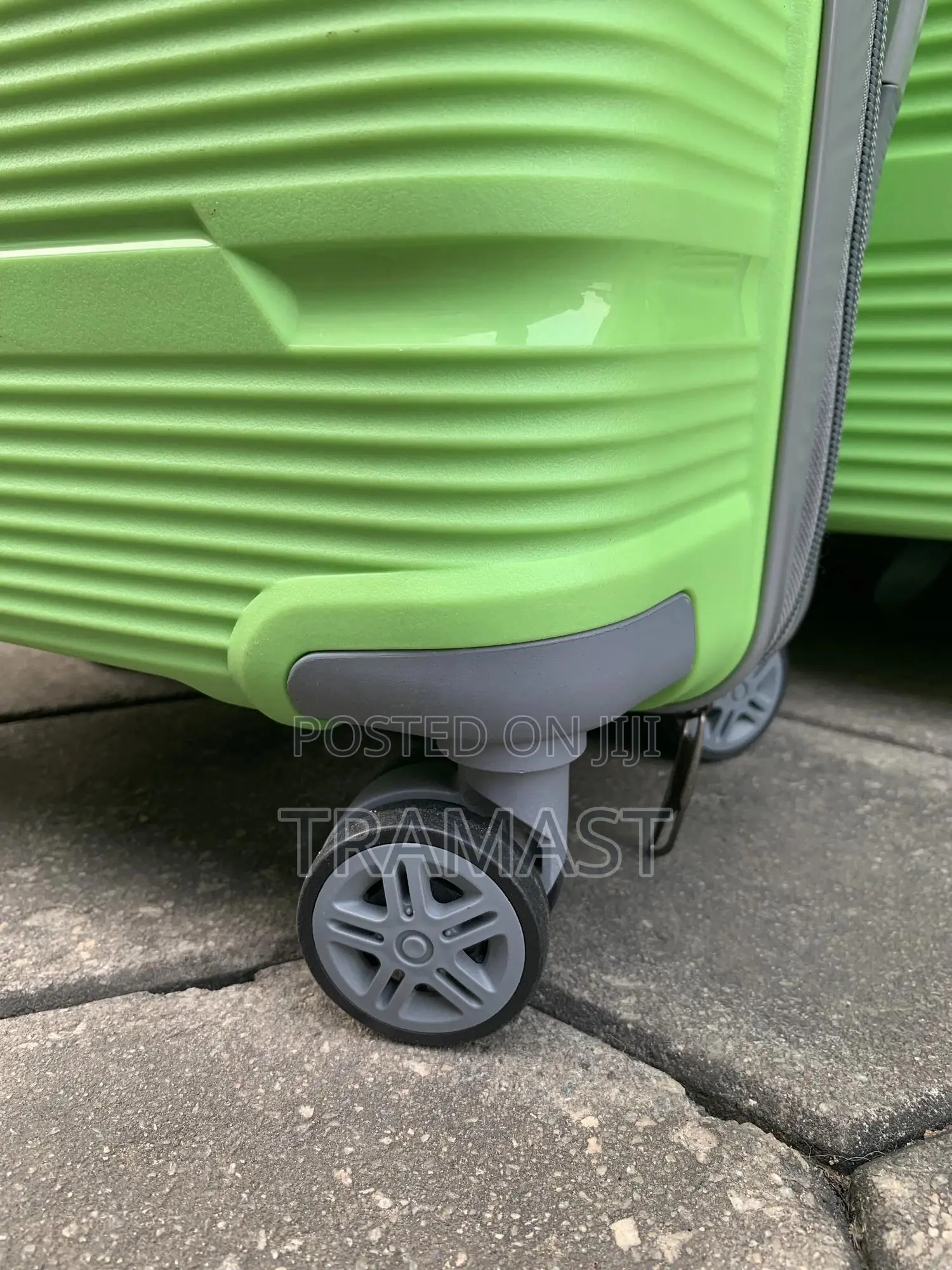 4 Set Lemon Color Rubber Luggage