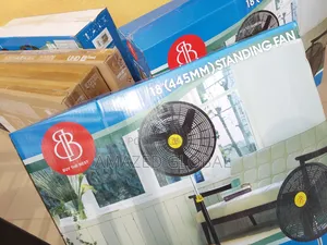New in 18" BB Standing Fan -Black