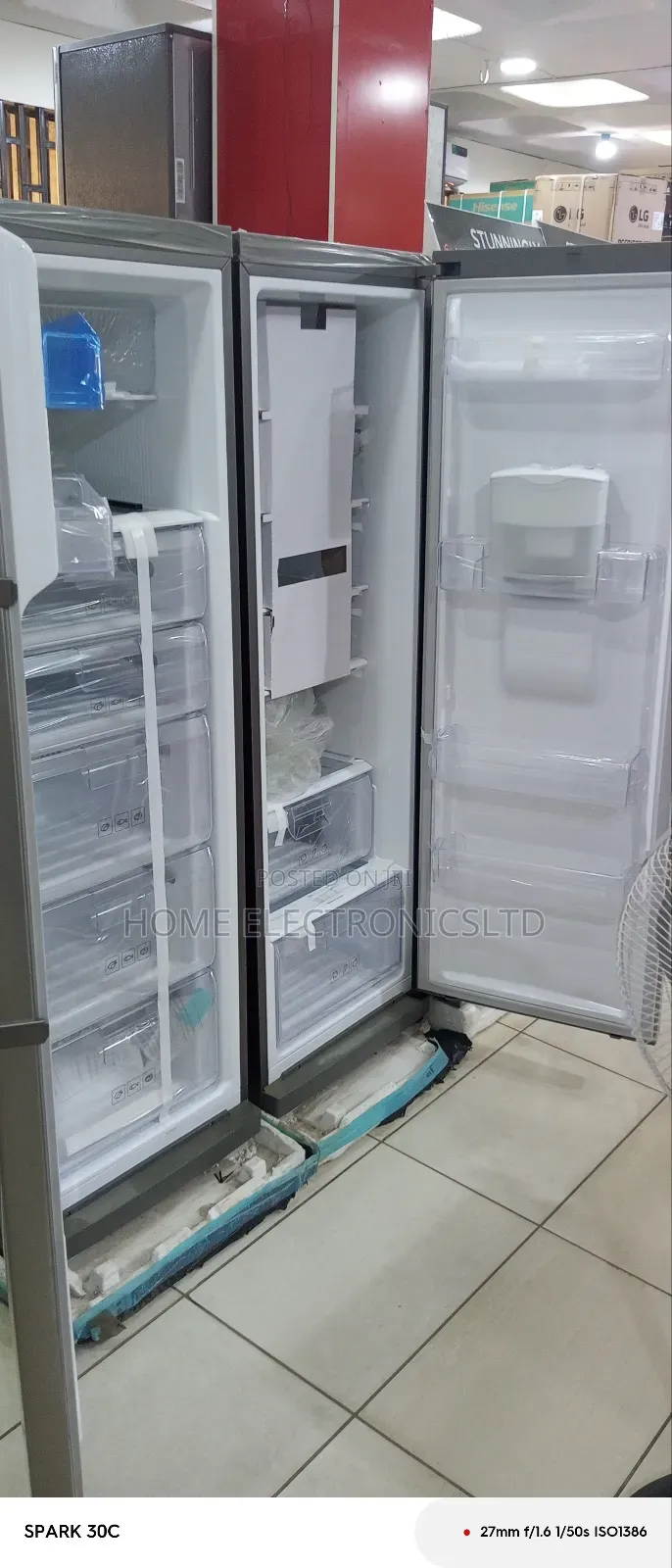 Samsung Side by Side Refrigerators 659 Liter