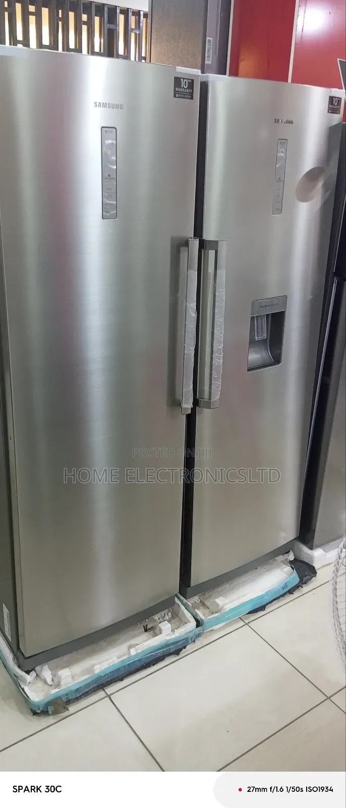 Samsung Side by Side Refrigerators 659 Liter