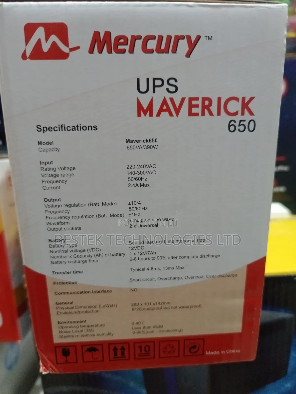 Mercury 650va Ups