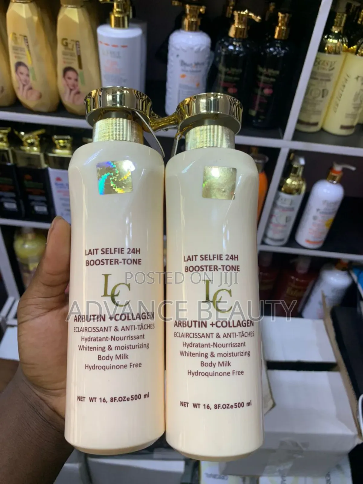 Selfie Arbutin and Collagen Lotion