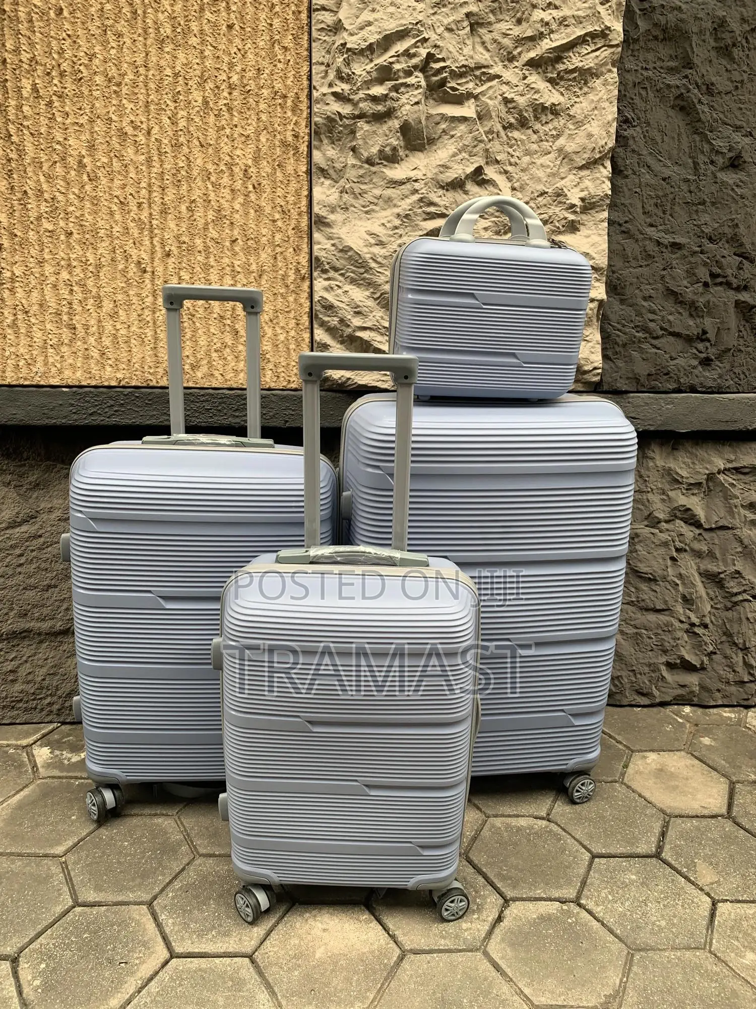 Durable 4 Set Rubber Luggage