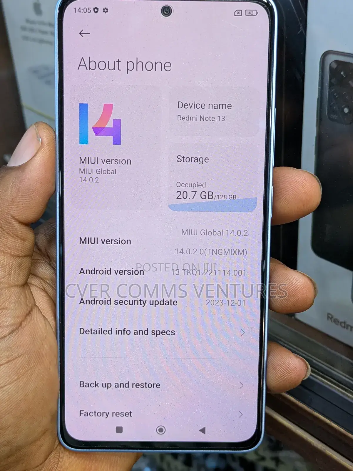 Xiaomi Redmi Note 13 128 GB Blue