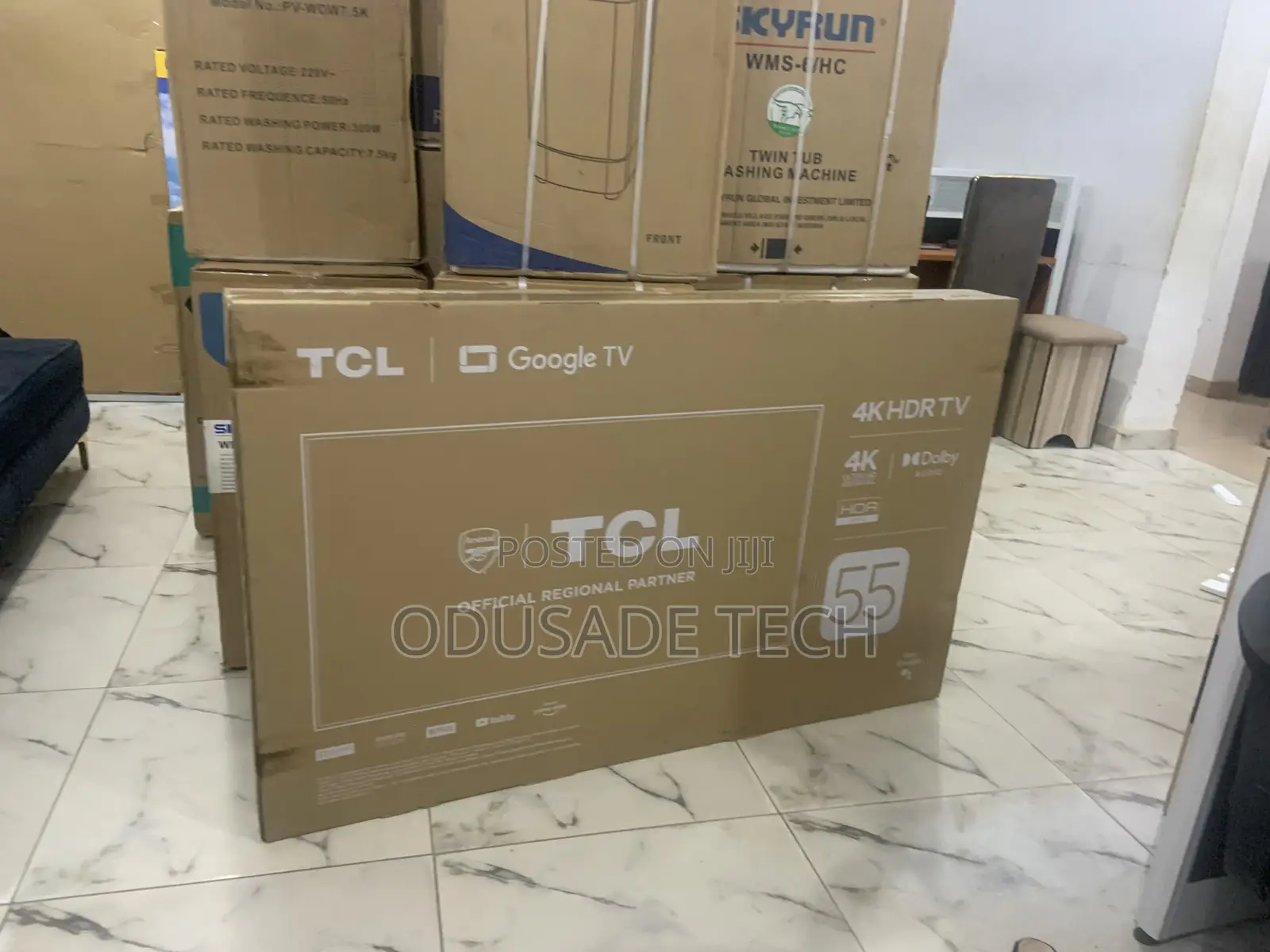 Pulse Screen TCL 55inch Smart UHD Android HDR Google TV for sale ...