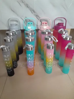4 in 1 Motivational Water Bottle